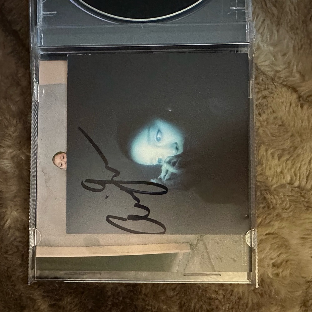 Signed Ariana Grande Eternal Sunshine Deluxe Signature